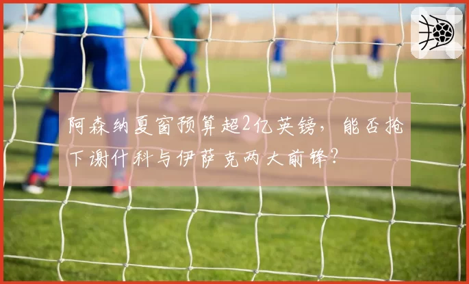 阿森纳夏窗预算超2亿英镑，能否抢下谢什科与伊萨克两大前锋？