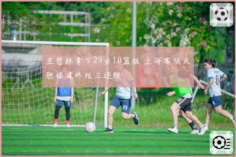 王哲林拿下29分10篮板 上海客场大胜福建终结三连败